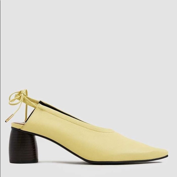 Yellow Reike Nen sling back mule 39.5 - Picture 2 of 6